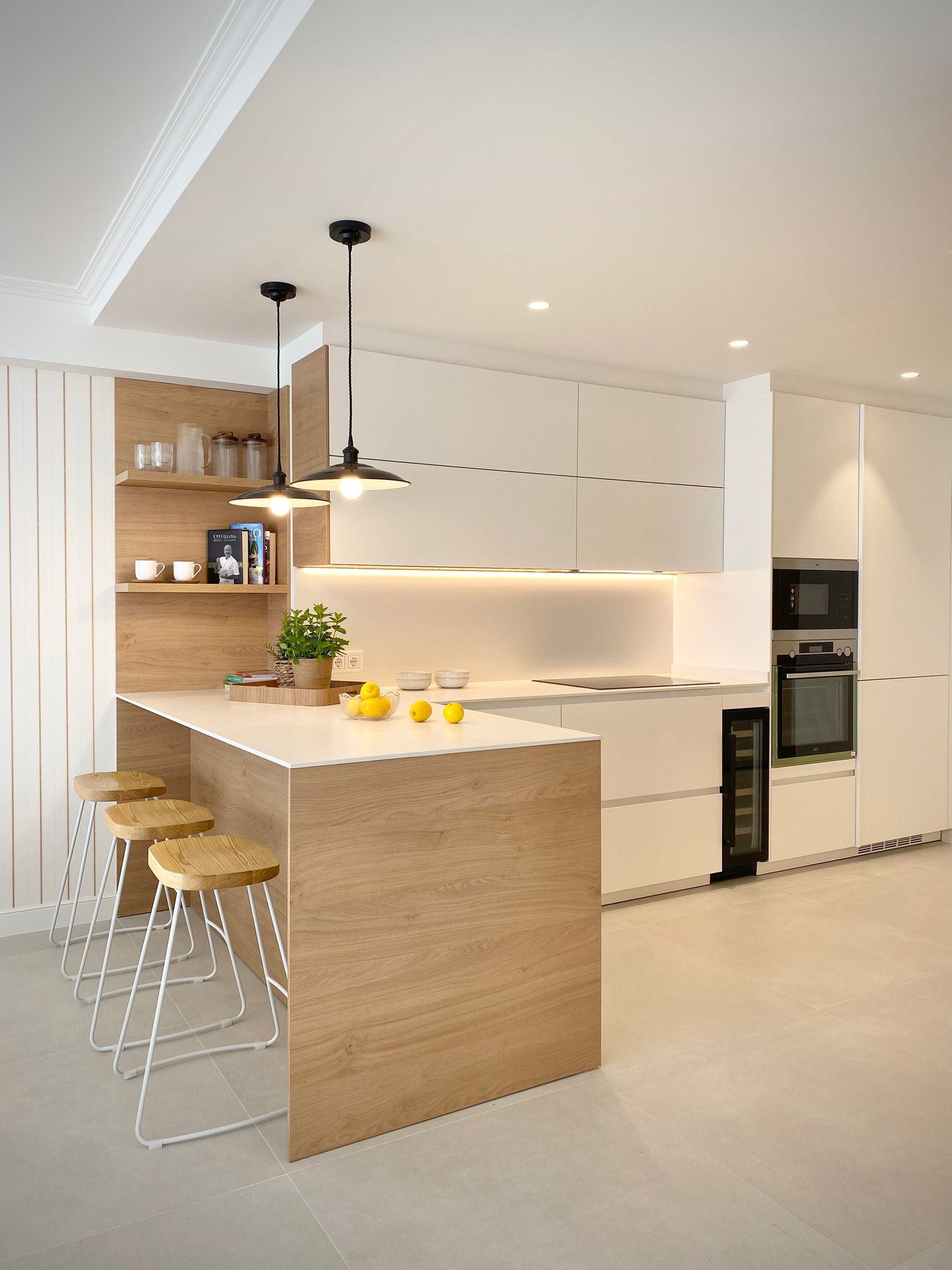 Cocina modernay acabados premium