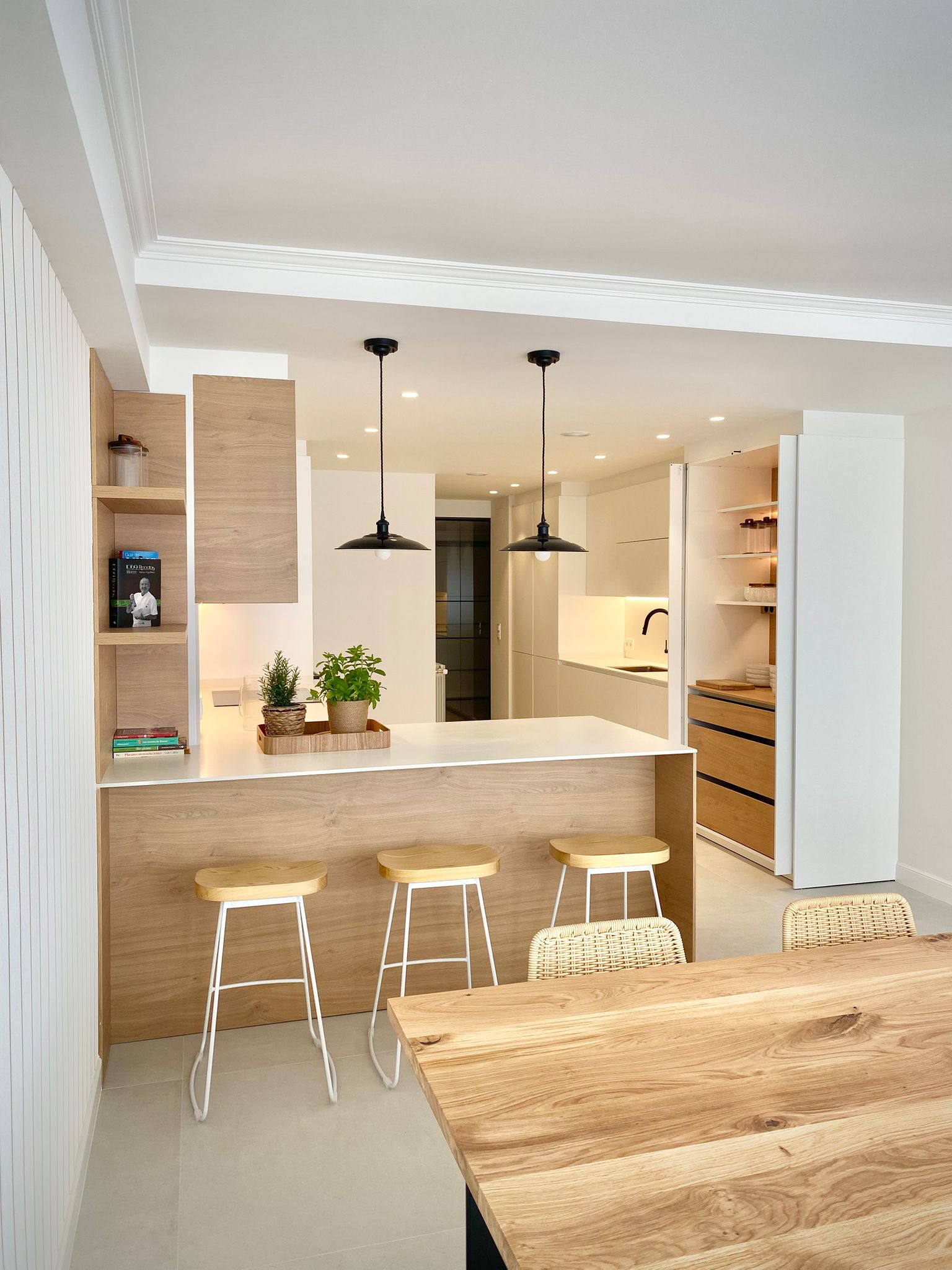 Cocina moderna y acabados premium